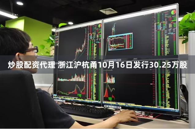 炒股配资代理 浙江沪杭甬10月16日发行30.25万股